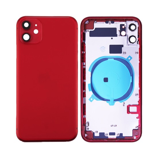 Tapa Trasera+Frame Apple iPhone 11 Rojo Tapa Trasera+Frame Apple iPhone 11 Rojo